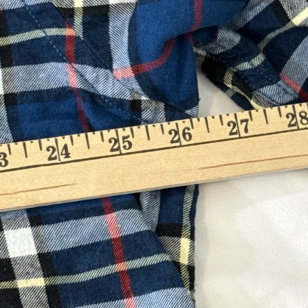 Nautica Jeans Co Men's 3XL Plaid Flannel Shirt Button Down‎